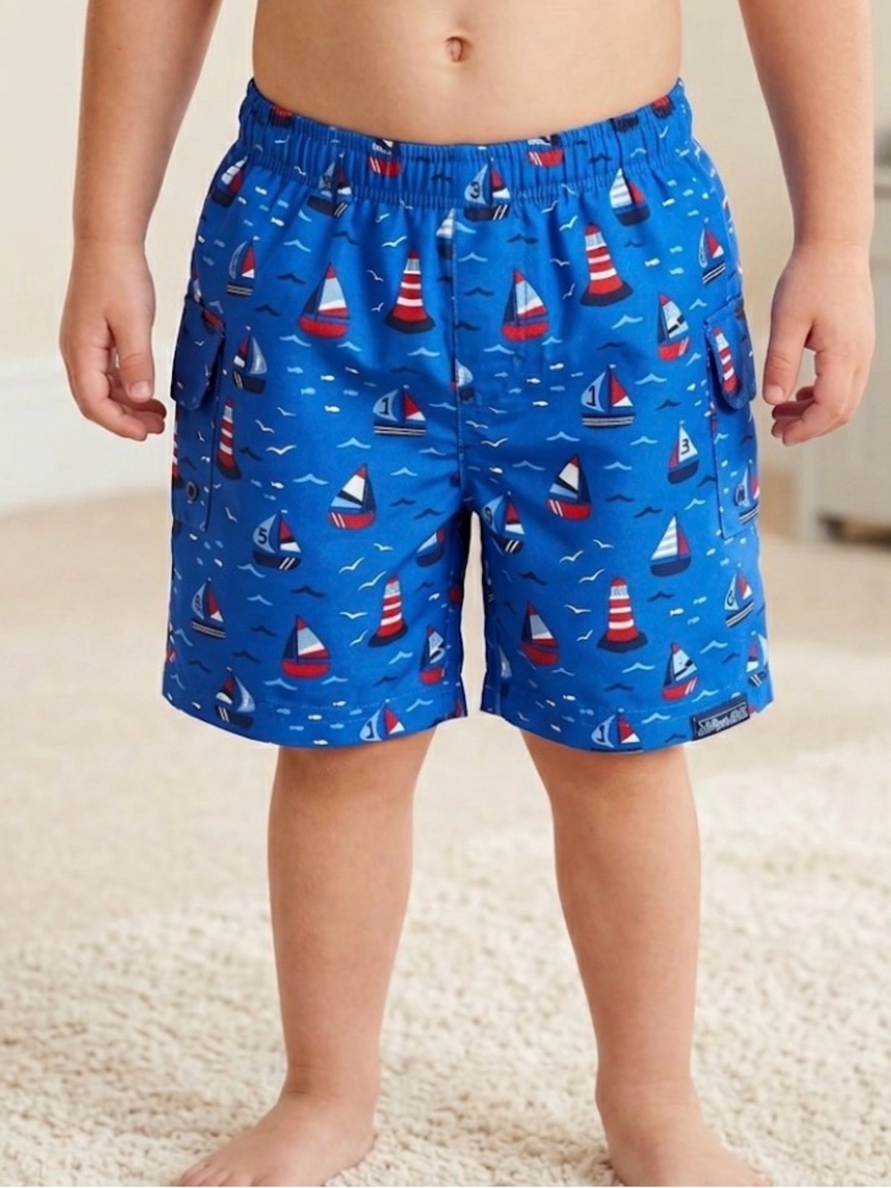 JoJo Maman Bebe | ⛵️ nautical swim trunks | 4T